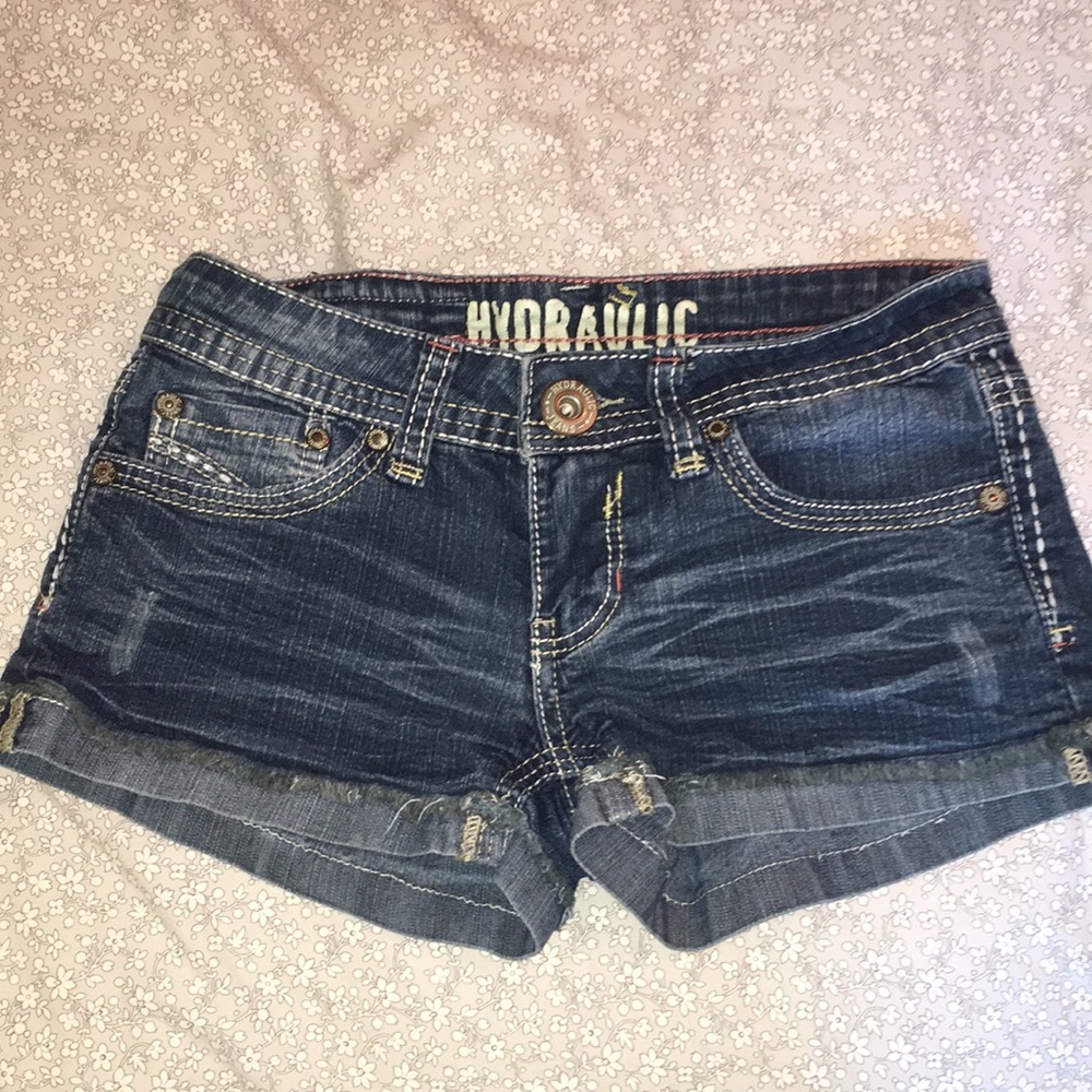 Denim shorts